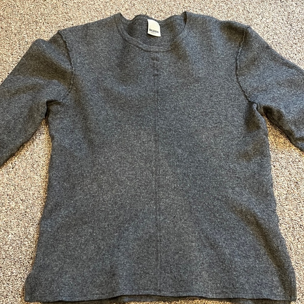 Baldwin soft wool sweater L